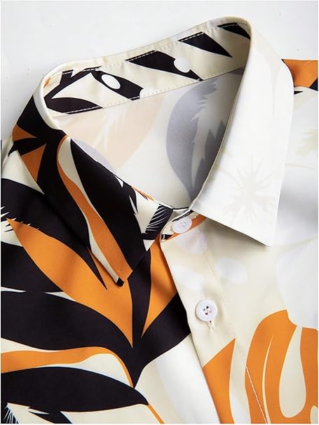 Shirt Orange Leaves Shirt