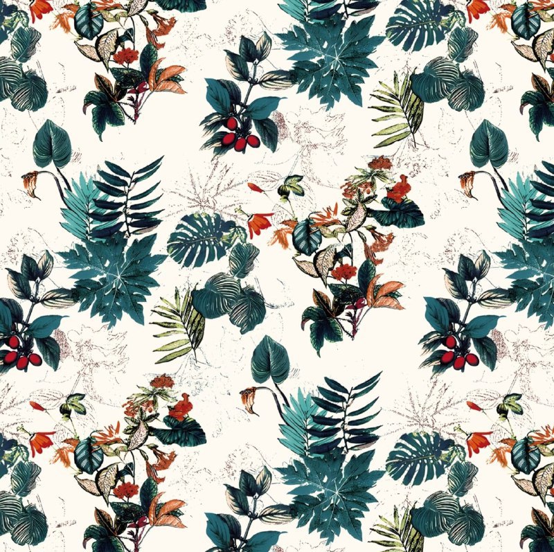 Co-ord Set Green Flower