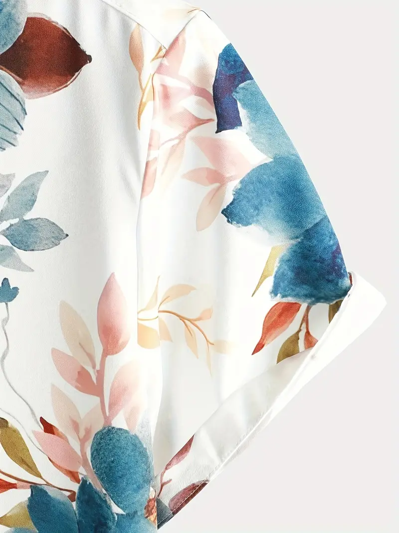 Shirt Blue-Flower