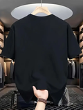 Men's Casual Black T-Shirt