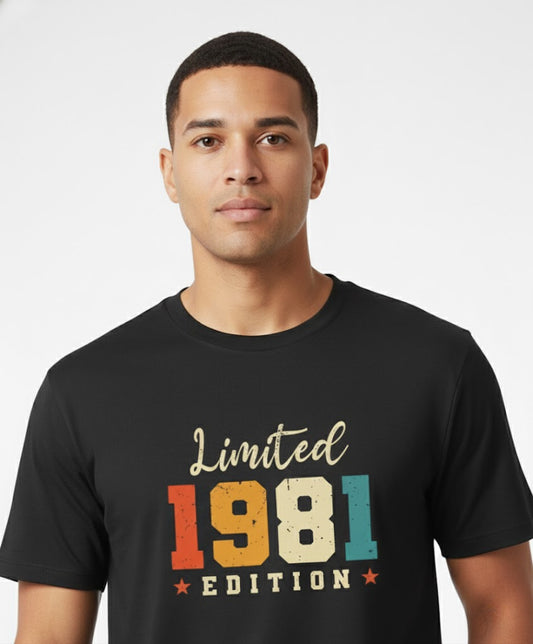 RIVANORA Limited Edition 1981 Men’s Co-Ord Set – Premium Comfort Wear ( Black )