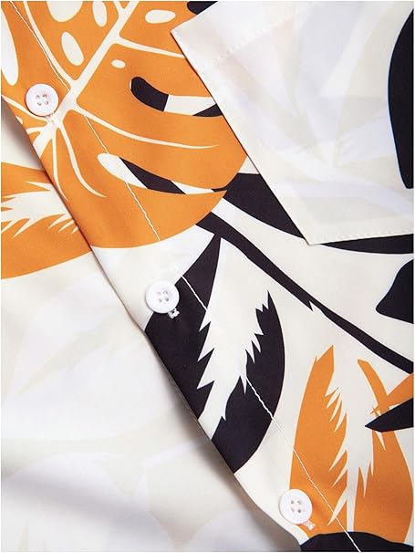 Shirt Orange Leaves Shirt