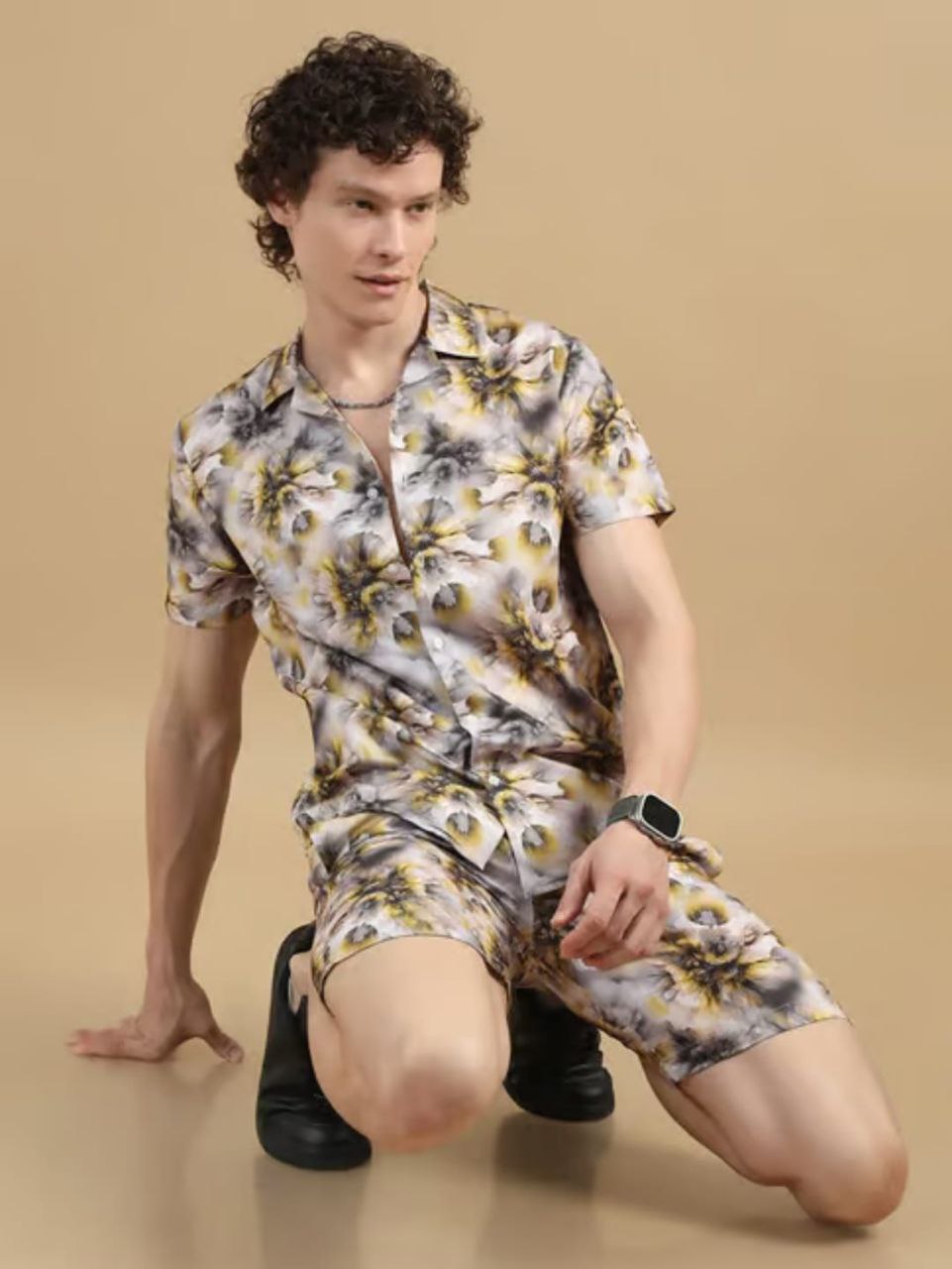 Co-ord set Yellow Flower