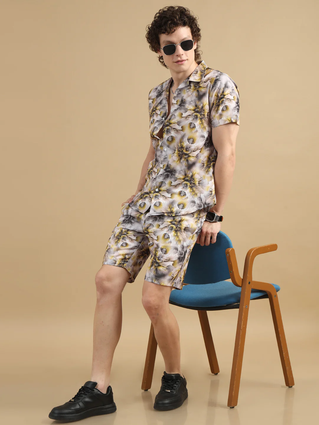 Co-ord set Yellow Flower