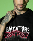 RIVANORA Shadow Oversized T-Shirt / loose fit oversized t-shirt For men ( Black )