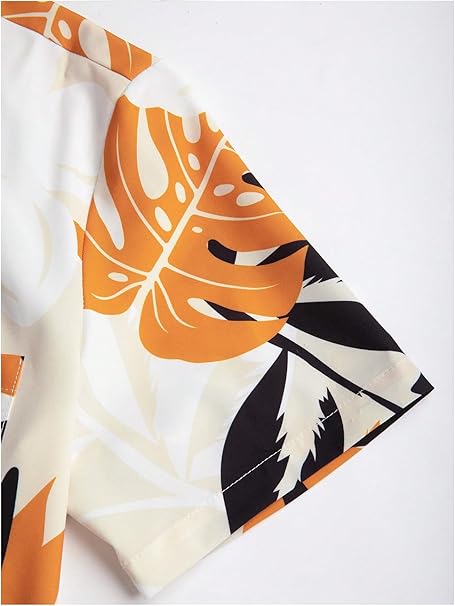 Shirt Orange Leaves Shirt