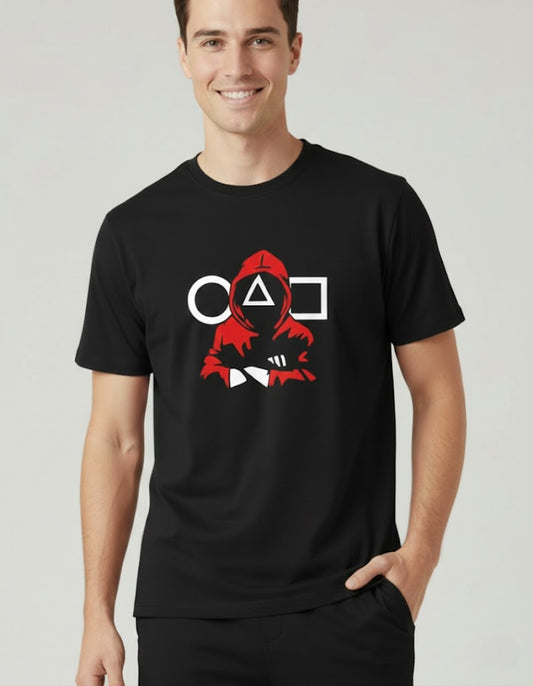 RIVANORA Premium Squid Game Graphic Co-ord Set ( Black )