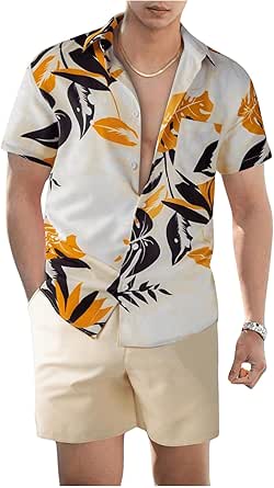 Shirt Orange Leaves Shirt