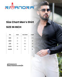 RIVANORA Premium Men’s Slim Fit Casual & Party Wear Shirt ( teal Gree )